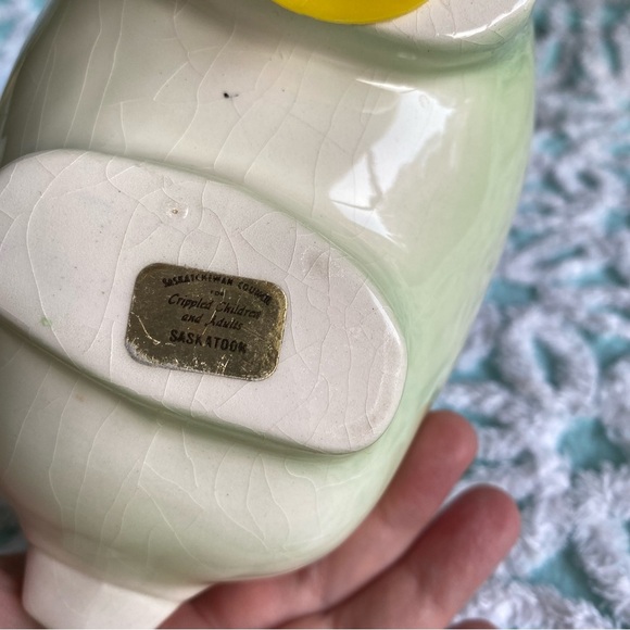 Vintage Piggy bank nursery rhyme Jack & Jill coin bank kitsch - Picture 6 of 7